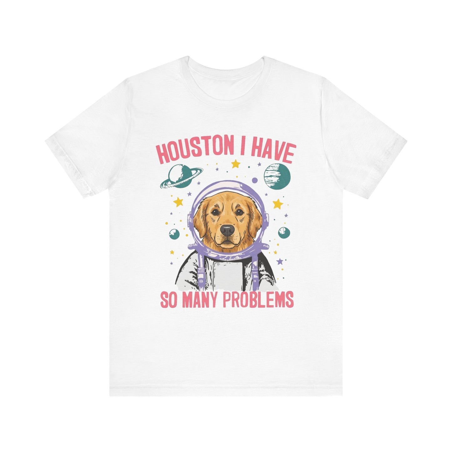 Golden Retriever Houston Space TShirt