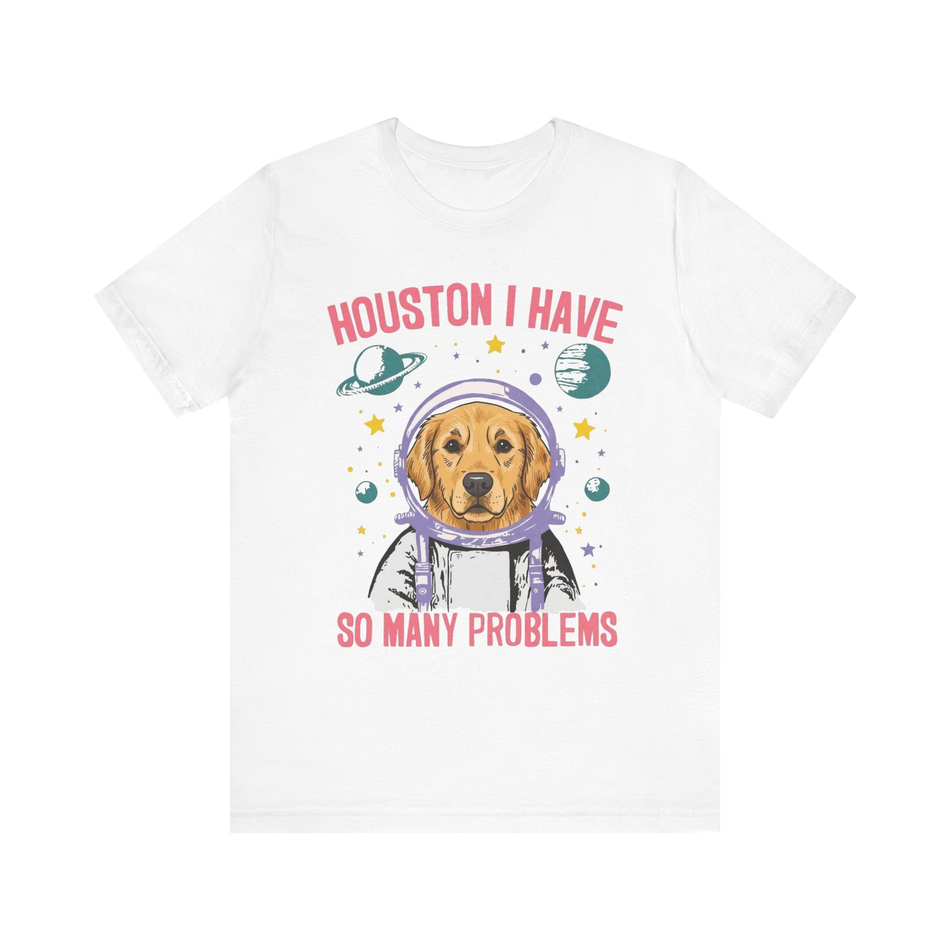 Golden Retriever Houston Space TShirt