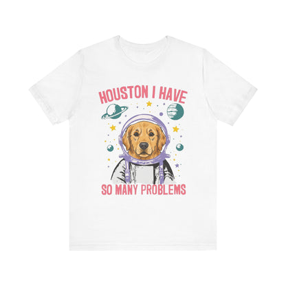 Golden Retriever Houston Space TShirt