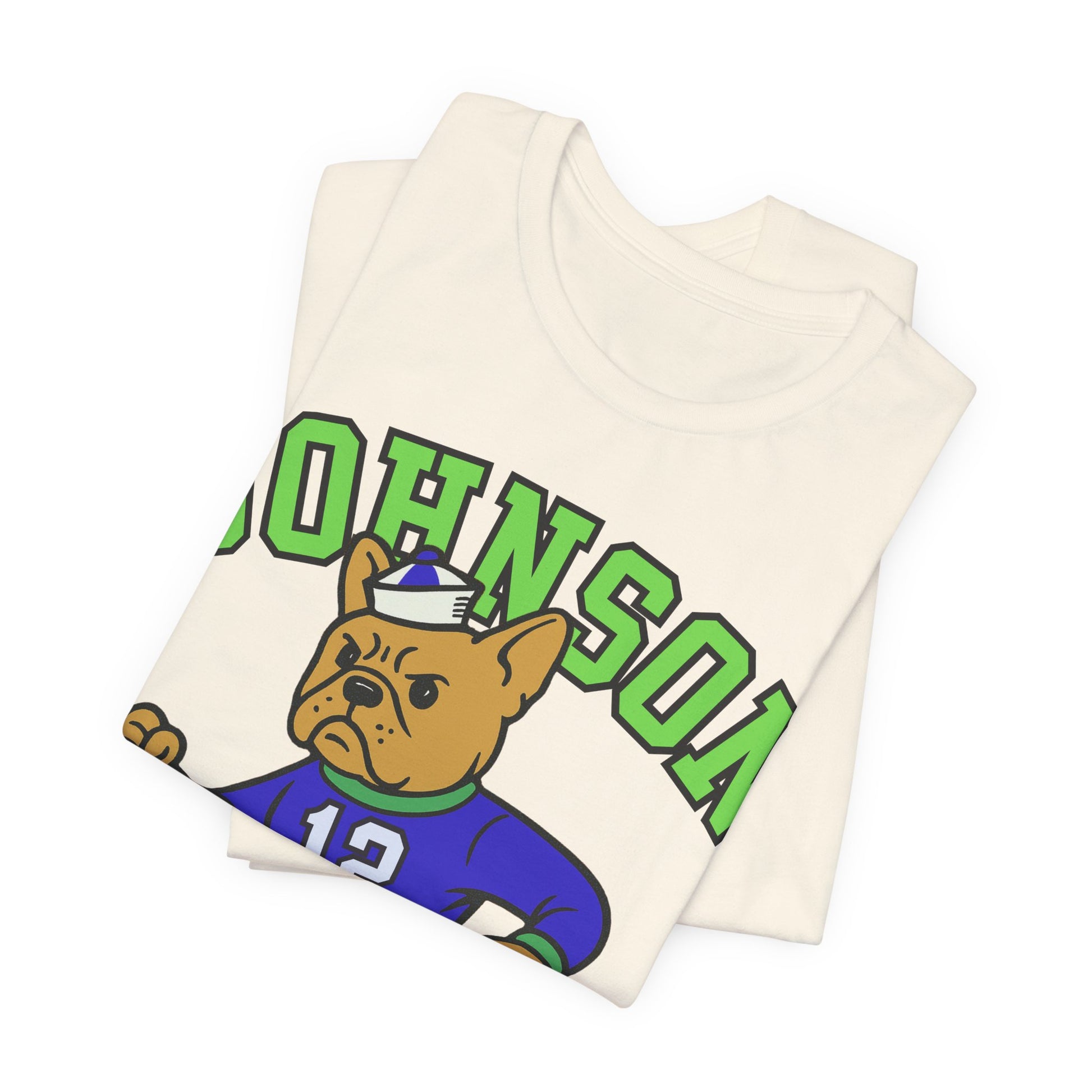 Fawn Frenchie College Mascot TShirt