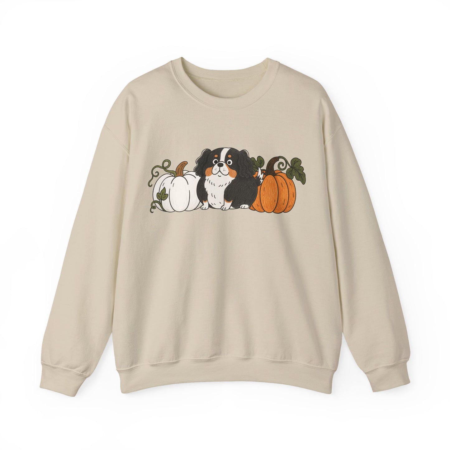 Tricolor Cavalier Pupkin Unisex Sweatshirt