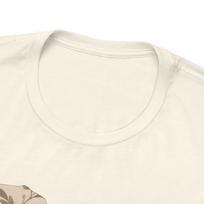 Airedale Terrier Floral Silhouette TShirt