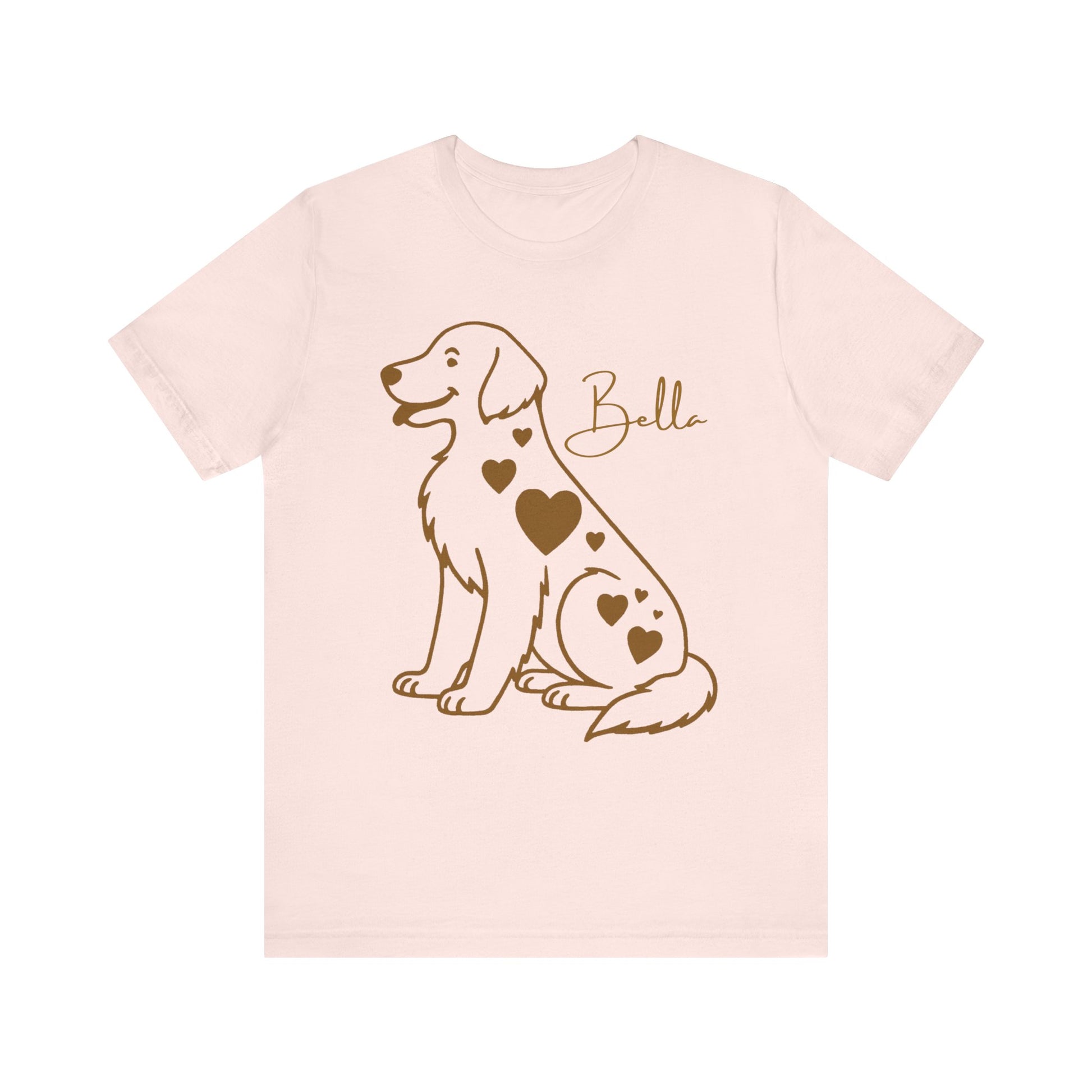 Golden Retriever Heart Dog TShirt