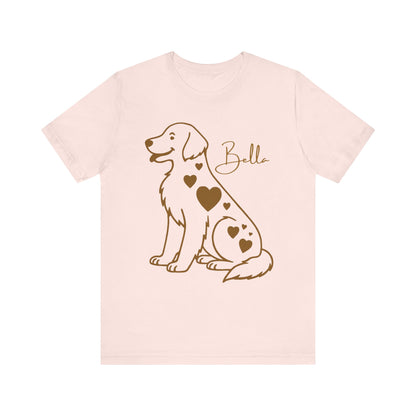 Golden Retriever Heart Dog TShirt