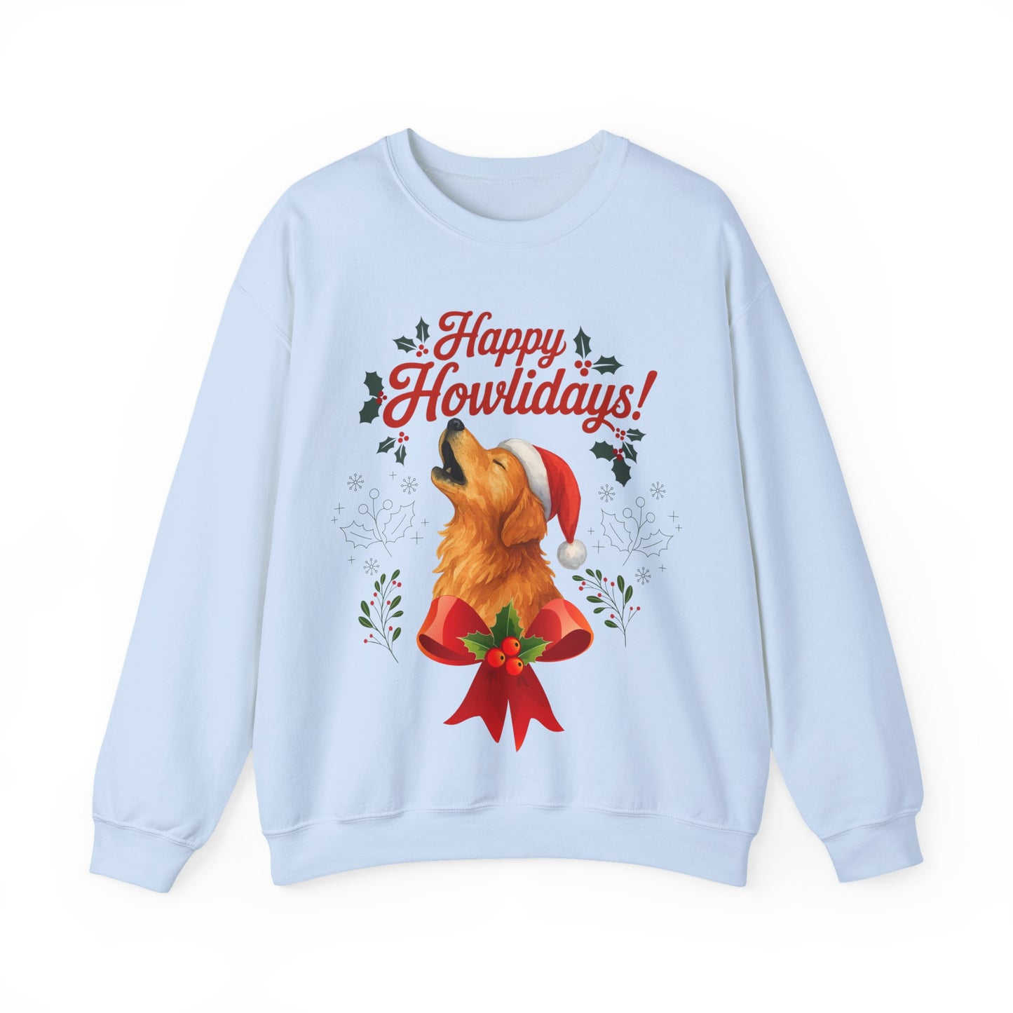 Golden Retriever Happy Howlidays Sweatshirt