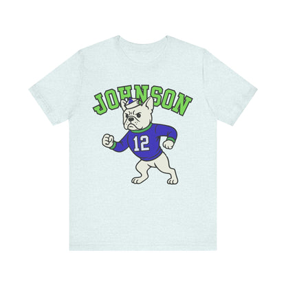 White Frenchie College Mascot TShirt