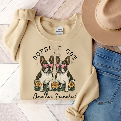 Piebald Frenchie Oops Sweatshirt