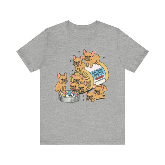 Serotonin Tee Fawn French Bulldog