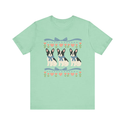 Piebald French Bulldog Grandma TShirt
