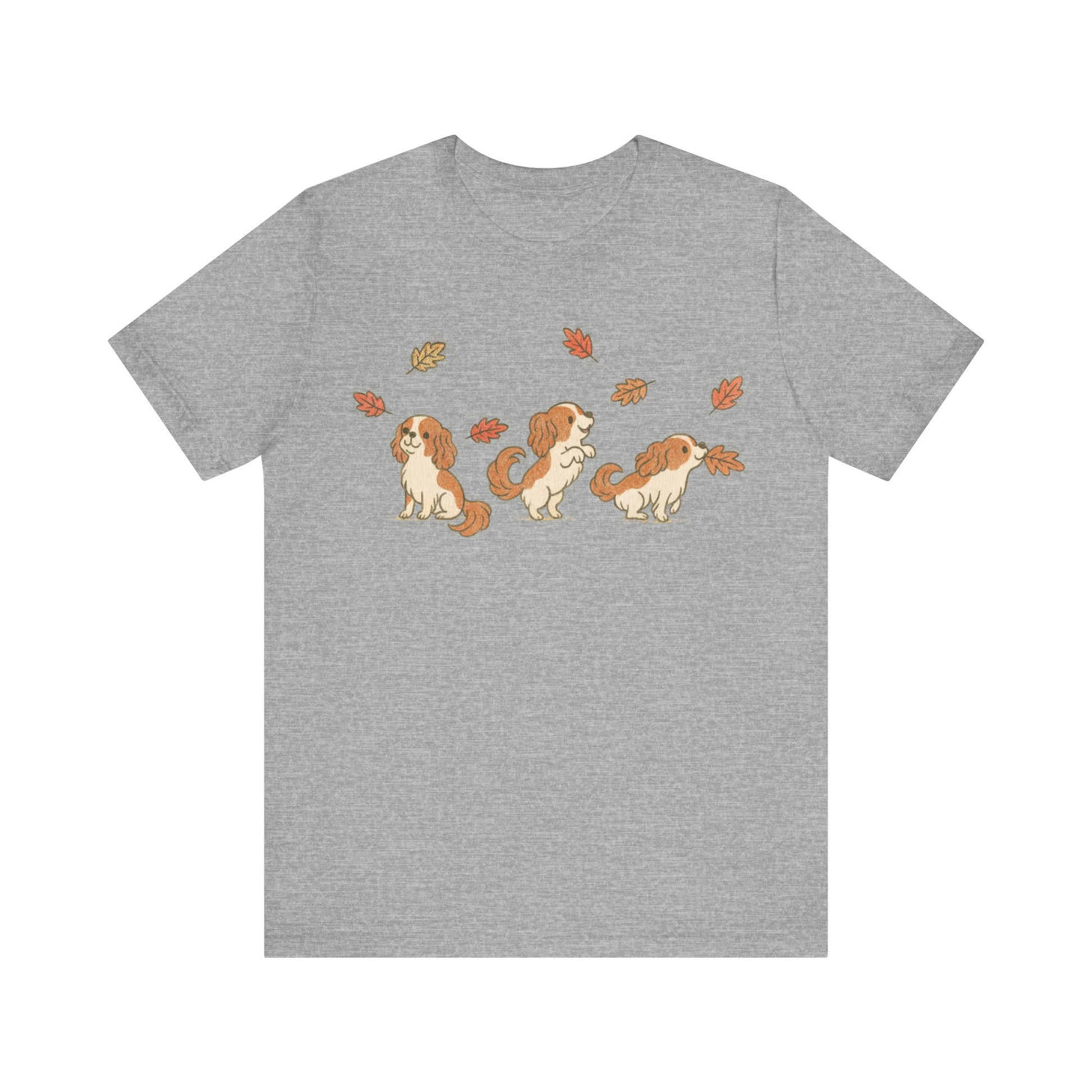 Blenheim Cavalier Chasing Leaves TShirt