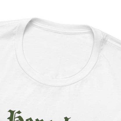 Piebald French Bulldog Here Be Dragons TShirt