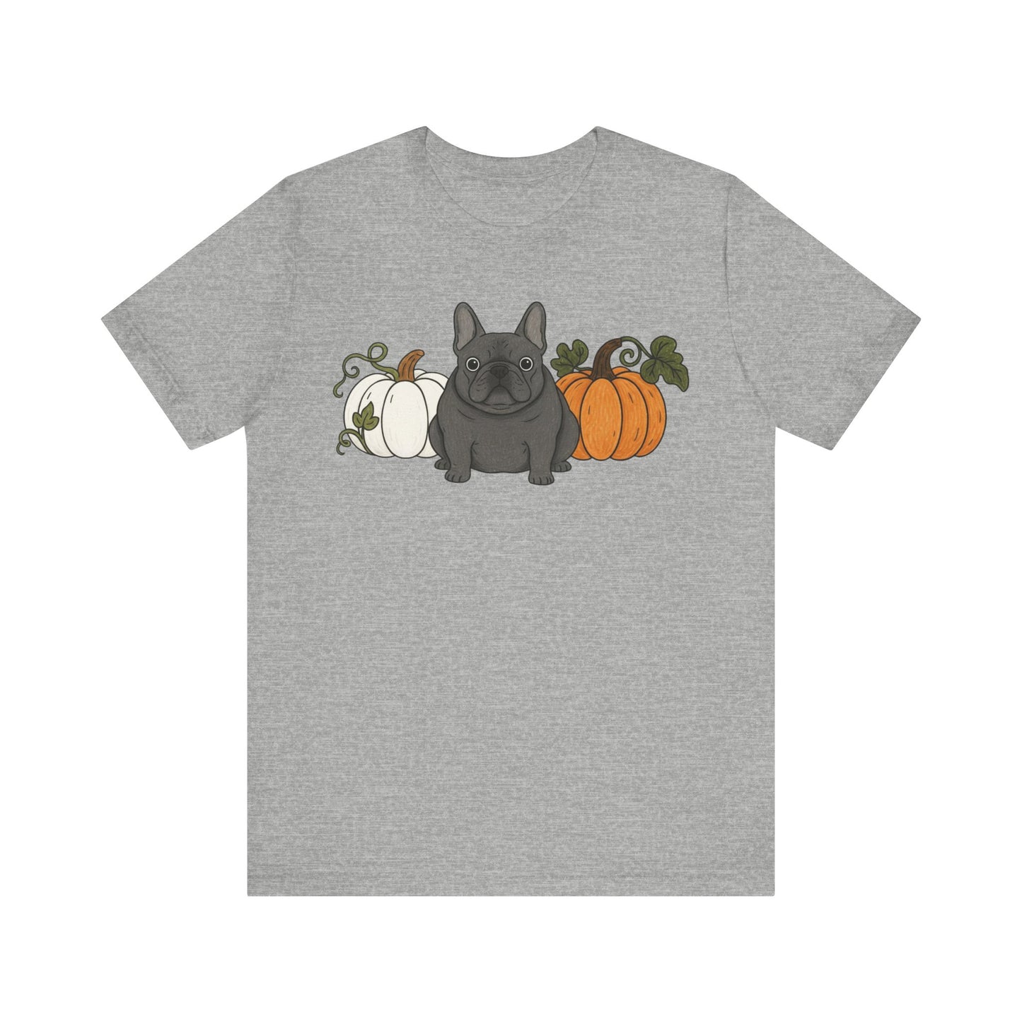 Black Frenchie Pupkin Unisex Tshirt