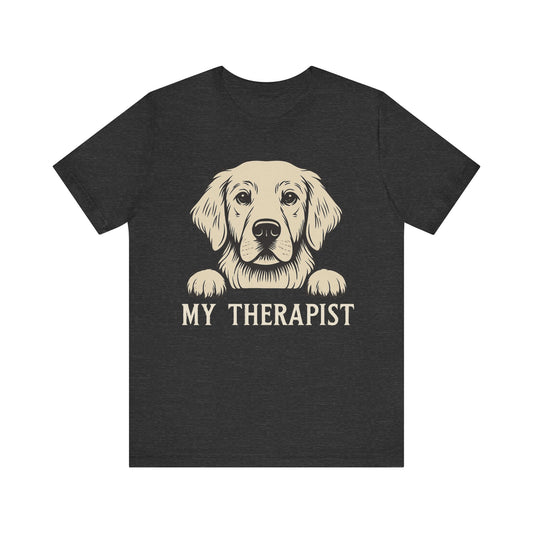 Therapist Golden Retriever Tshirt