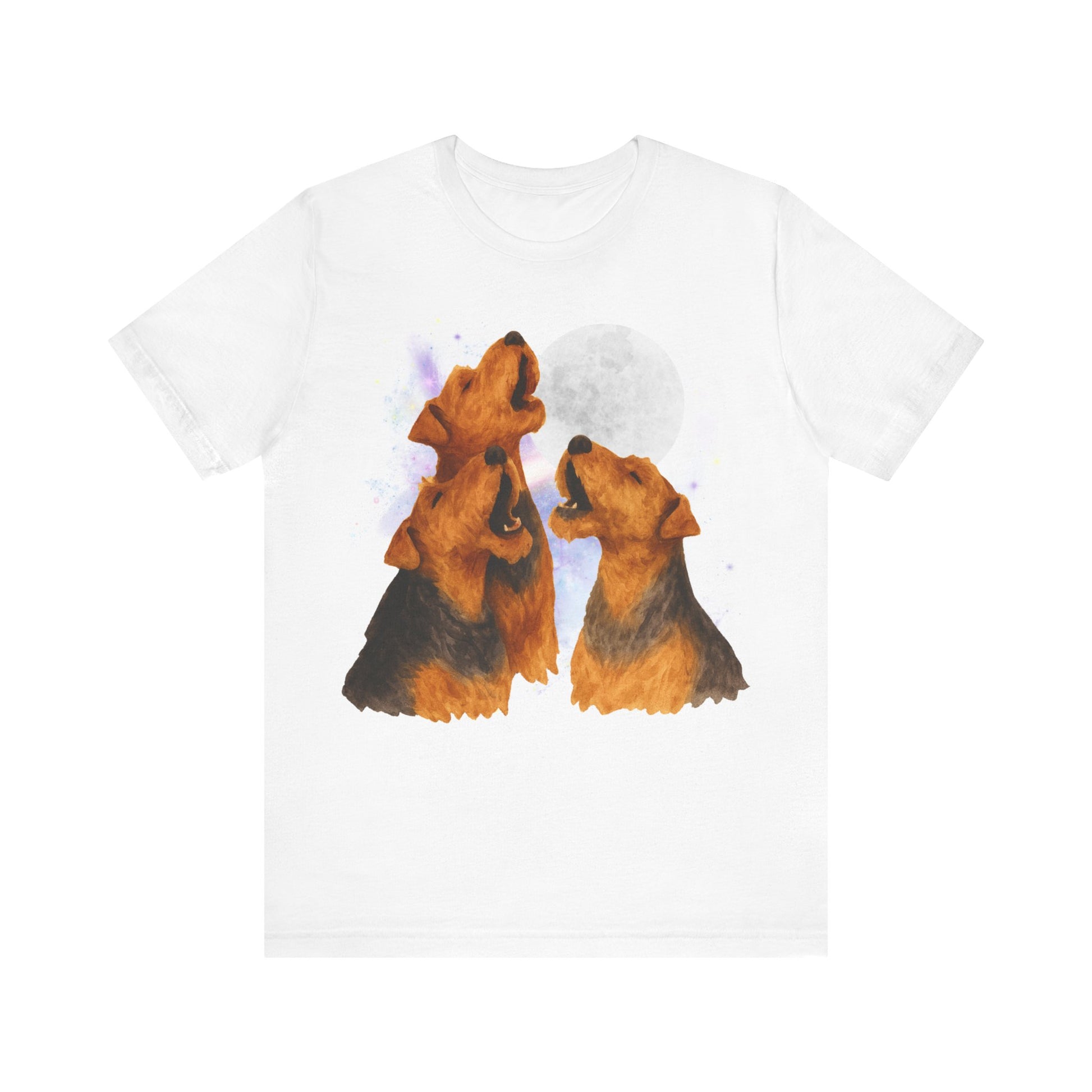 Airedale Terrier Howling TShirt