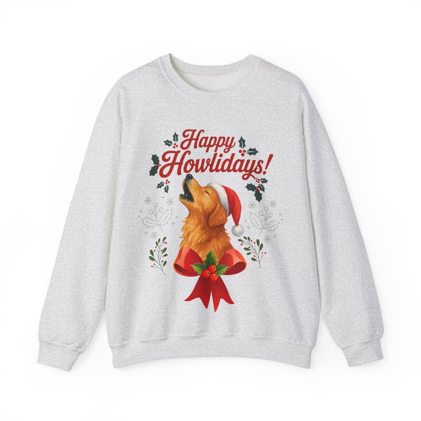 Golden Retriever Happy Howlidays Sweatshirt
