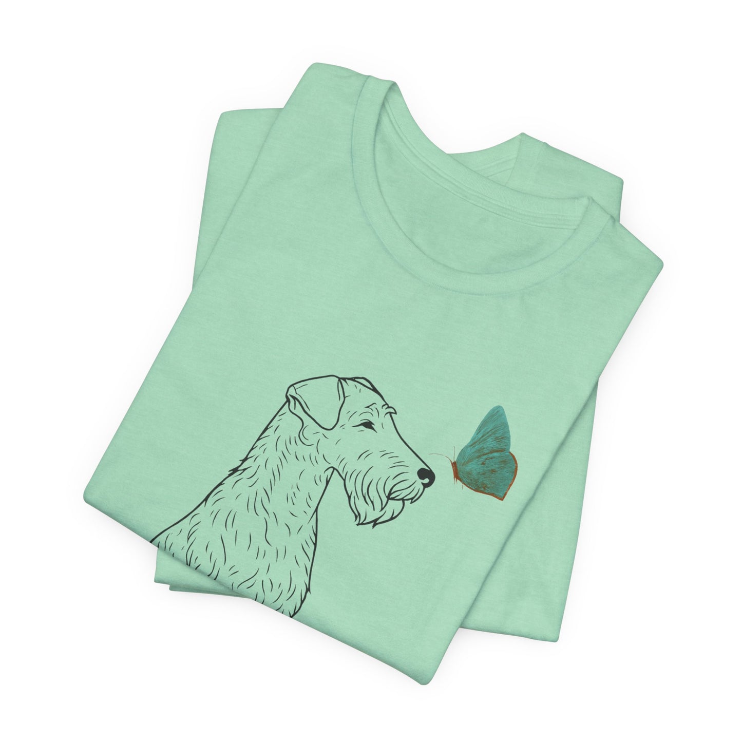 Airedale Terrier Butterfly TShirt