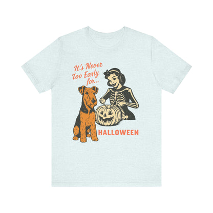 Airedale Terrier Early Halloween TShirt