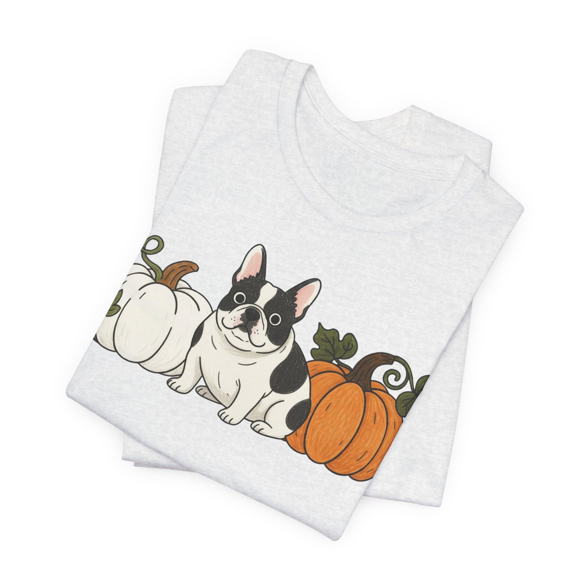 Piebald Frenchie Pupkin Unisex Tshirt