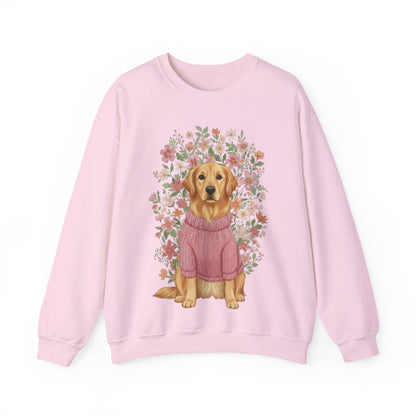 Golden Retriever Bouquet Sweatshirt