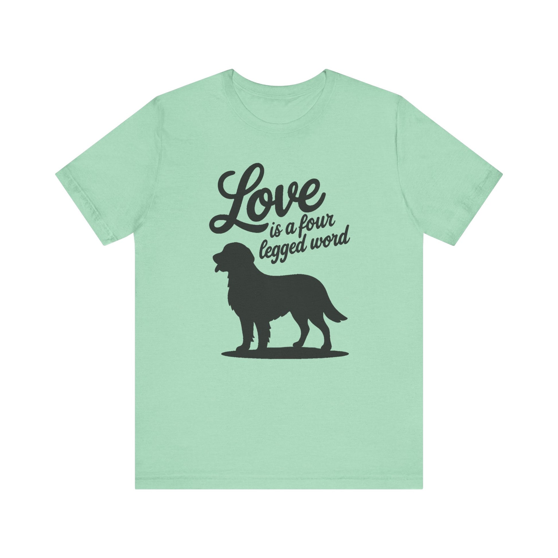 Golden Retriever Four Legged Word TShirt