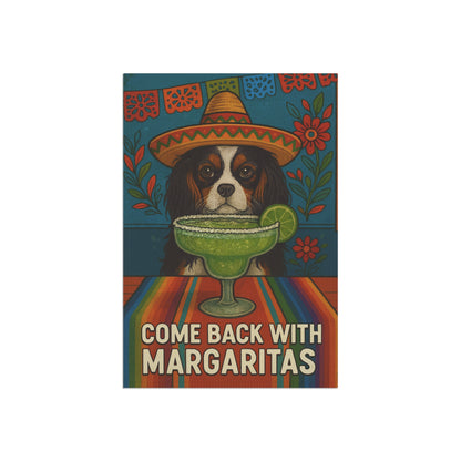 Tricolor Cavalier Margaritas Garden Flag