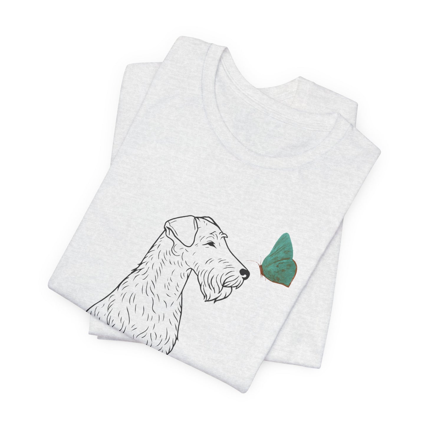 Airedale Terrier Butterfly TShirt