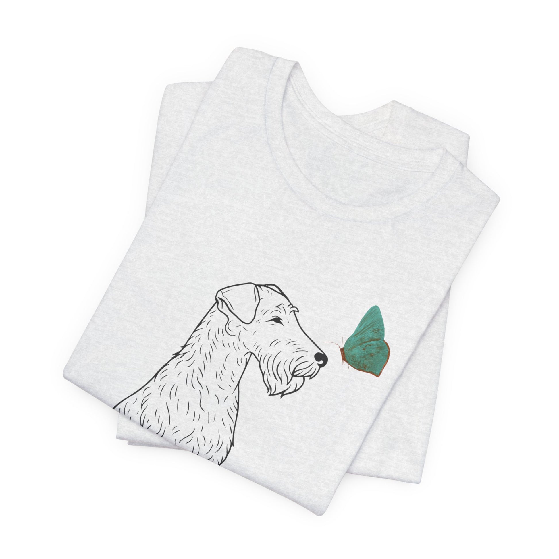 Airedale Terrier Butterfly TShirt