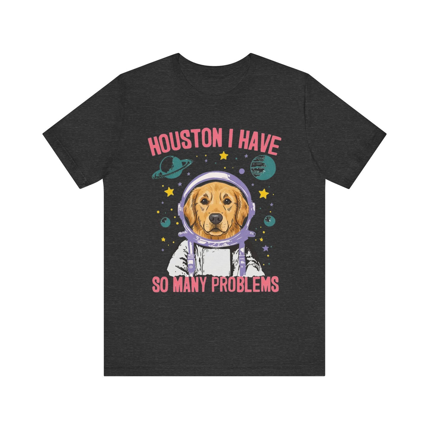 Golden Retriever Houston Space TShirt