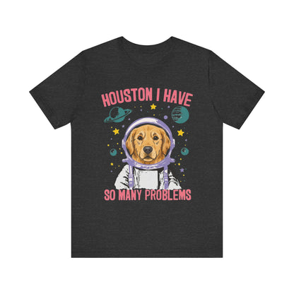 Golden Retriever Houston Space TShirt