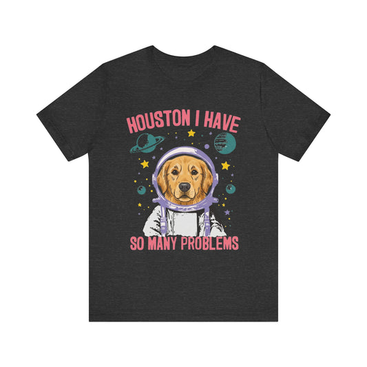 Golden Retriever Houston Space TShirt