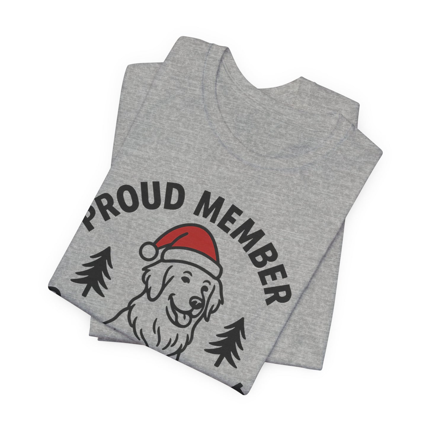 Golden Retriever Naughty List TShirt