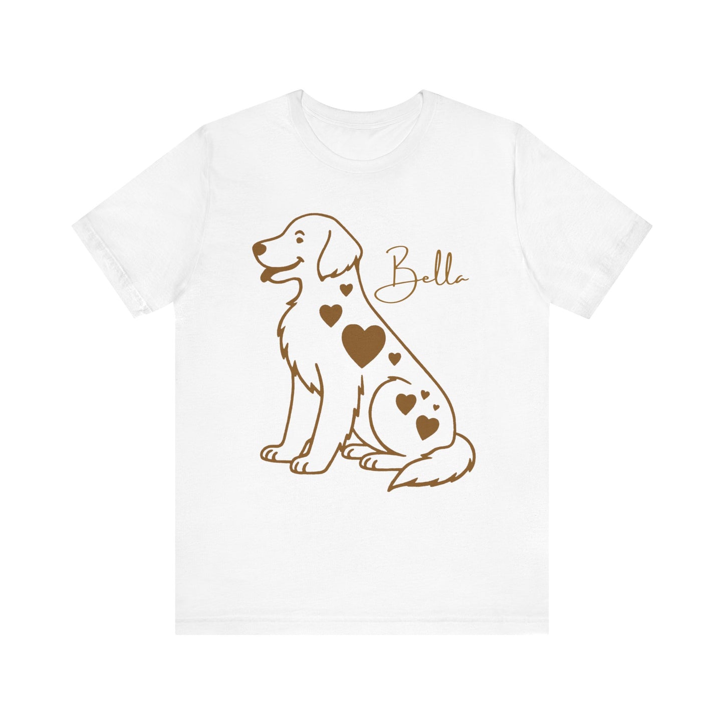 Golden Retriever Heart Dog TShirt