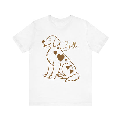 Golden Retriever Heart Dog TShirt