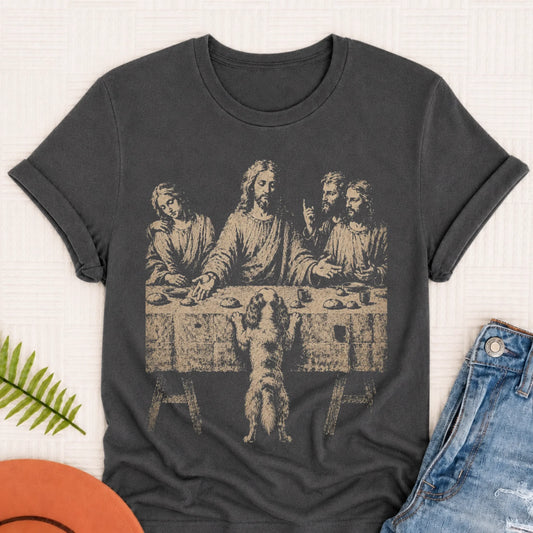 Cavalier Last Supper Grunge Dark Comfort Colors
