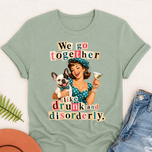 Custom French Drunk Disorderly Unisex TShirt Bay