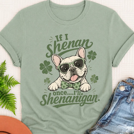 French Bulldog St Patricks Day Unisex Tshirt Bay