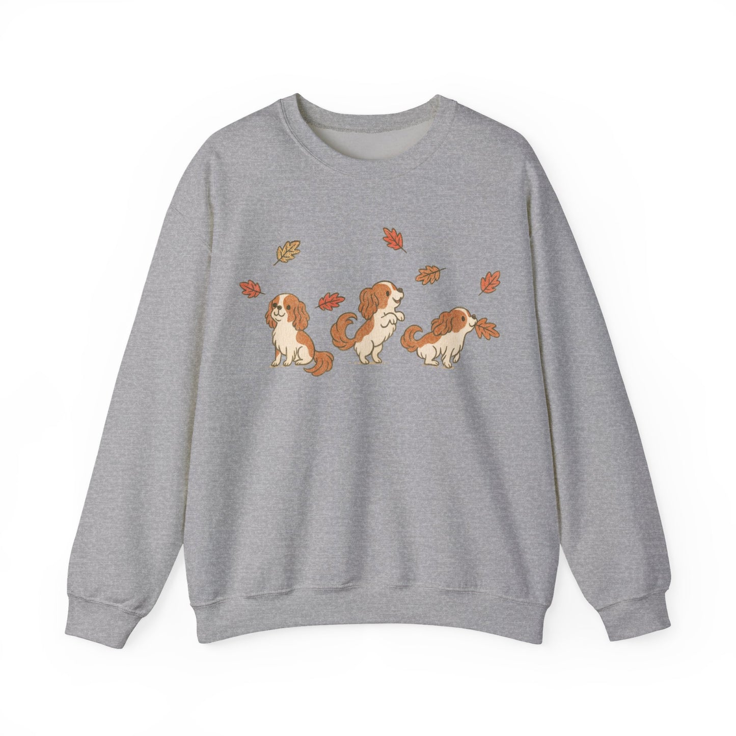 Blenheim Cavalier Chasing Leaves Sweatshirt
