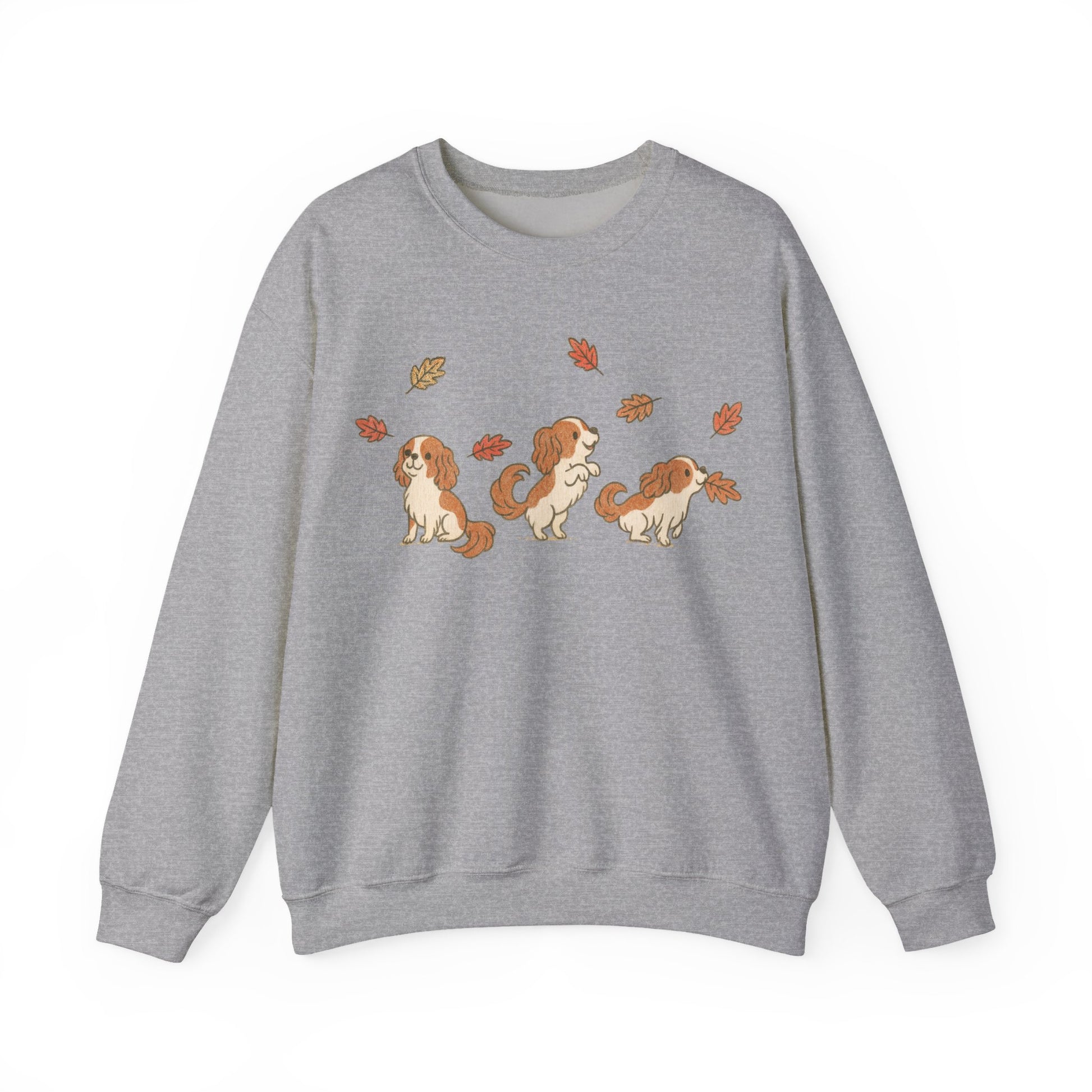 Blenheim Cavalier Chasing Leaves Sweatshirt