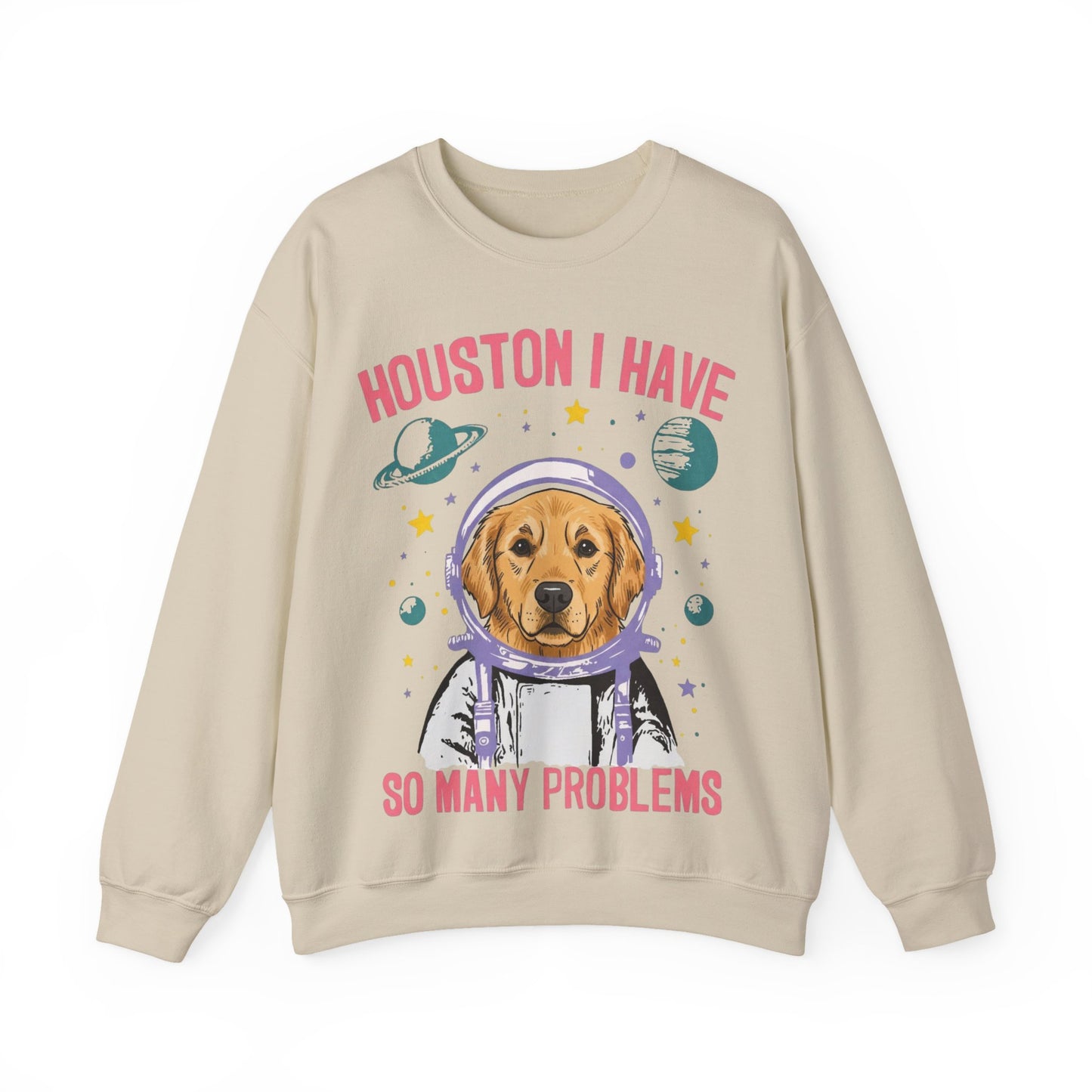 Golden Retriever Houston Space Sweatshirt