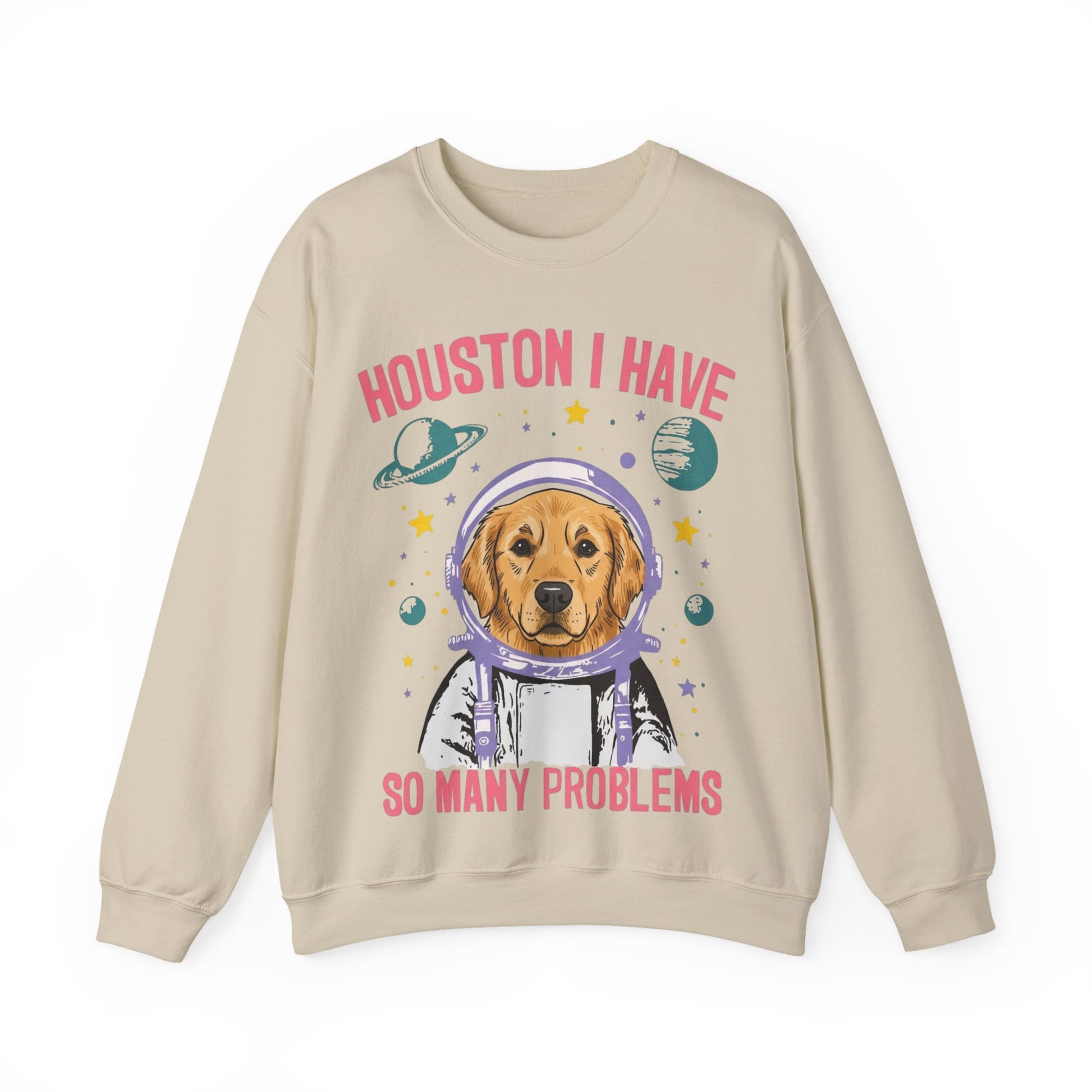 Golden Retriever Houston Space Sweatshirt
