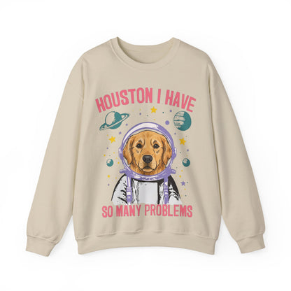Golden Retriever Houston Space Sweatshirt