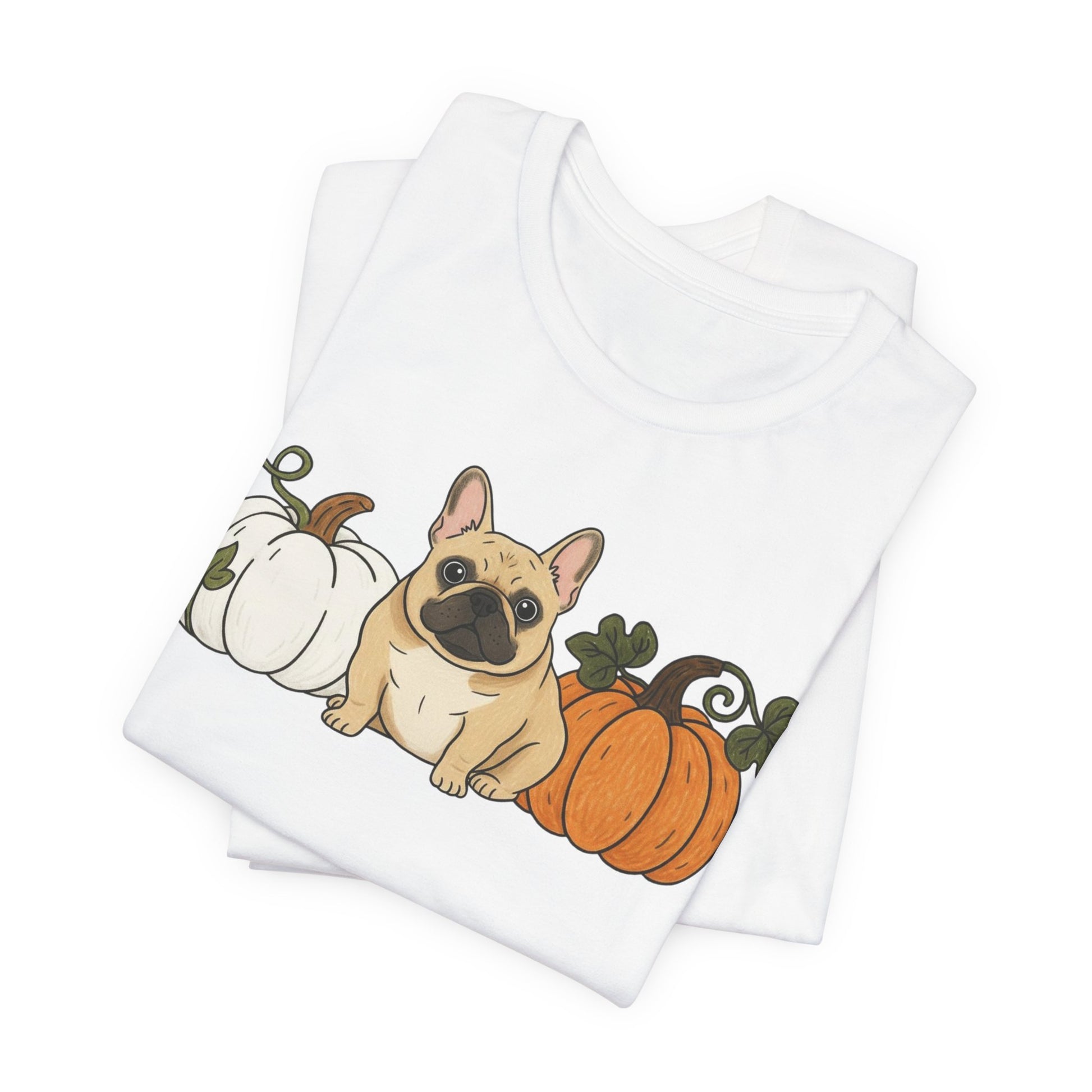 Fawn Frenchie Pupkin Unisex Tshirt