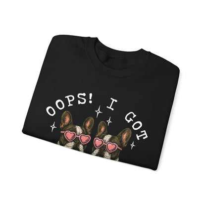 Piebald Frenchie Oops Sweatshirt