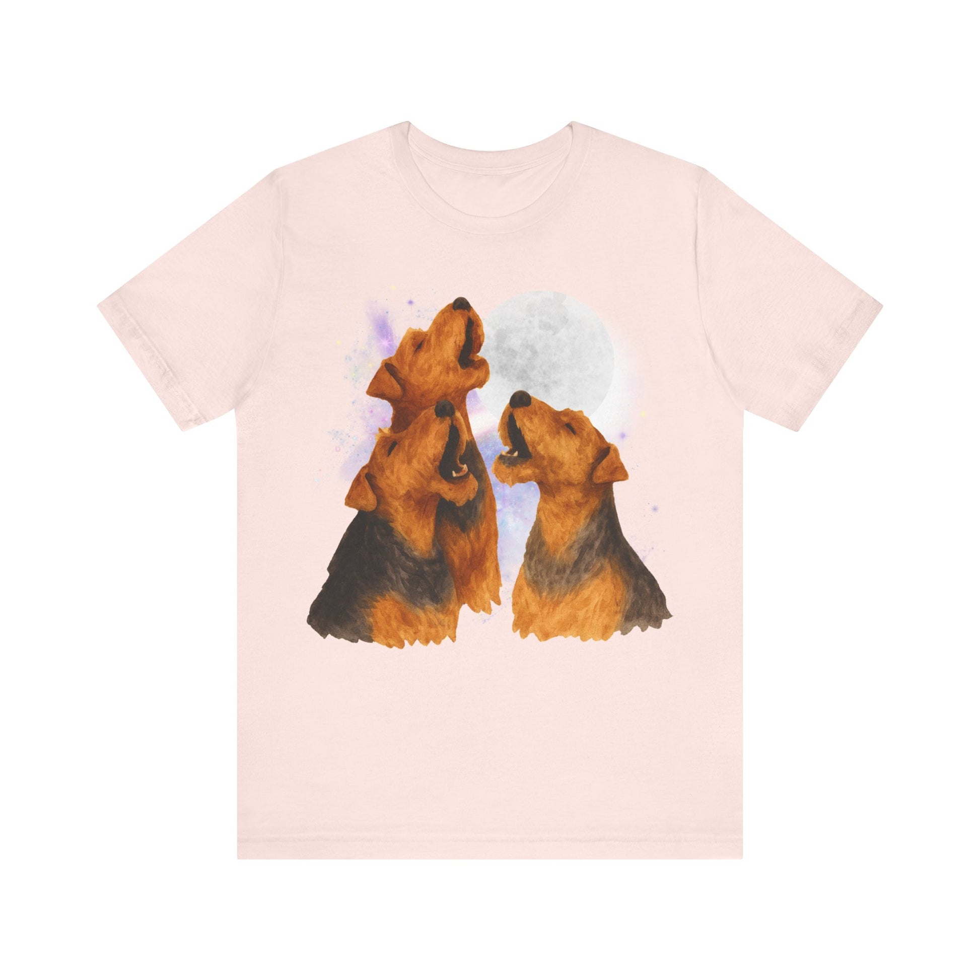 Airedale Terrier Howling TShirt