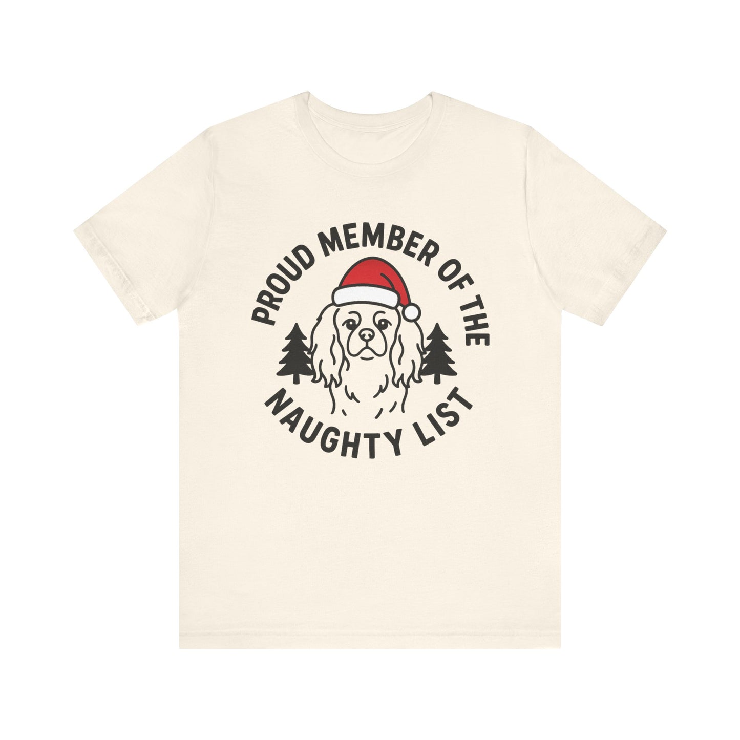 Cavalier King Charles Naughty List TShirt