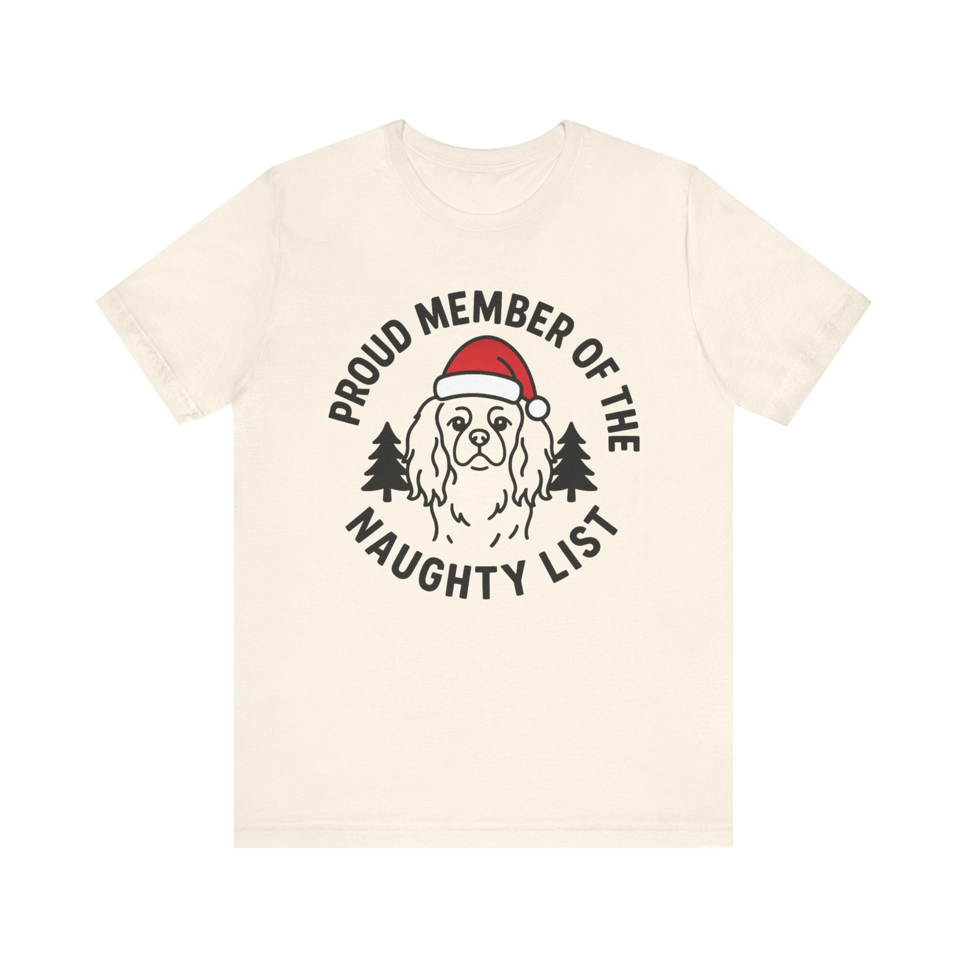 Cavalier King Charles Naughty List TShirt