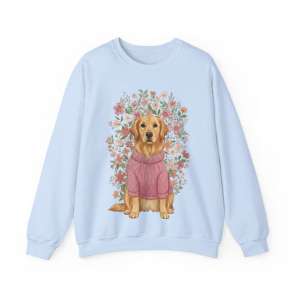 Golden Retriever Bouquet Sweatshirt