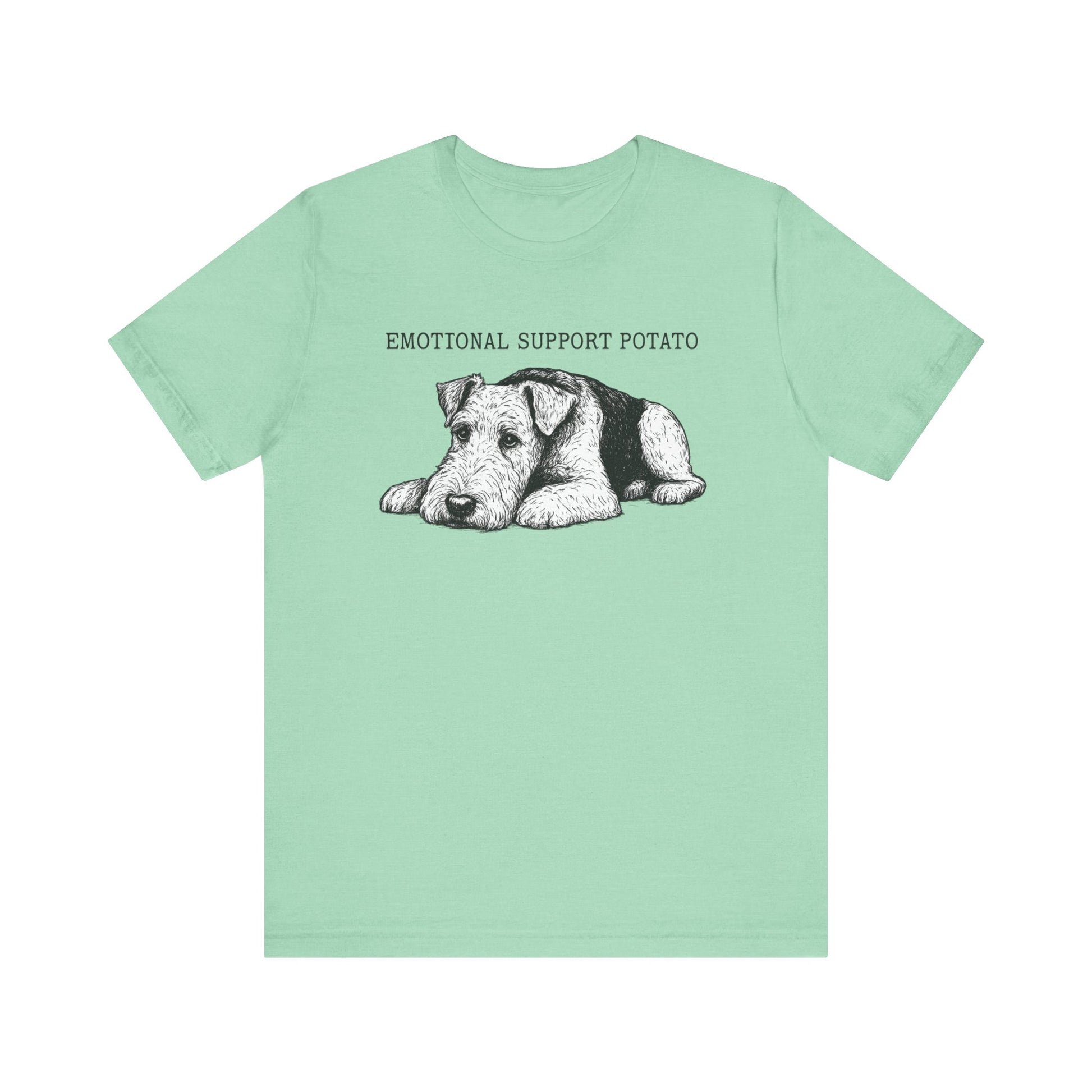 Airedale Terrier Potato Unisex Tshirt