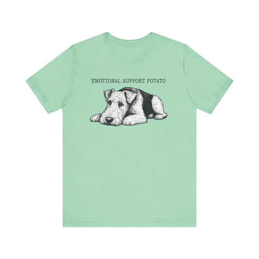 Airedale Terrier Potato Unisex Tshirt