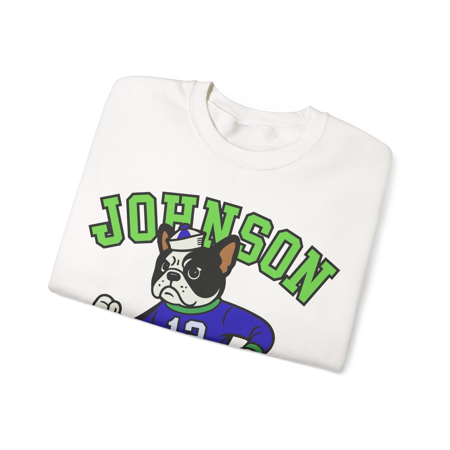 Piebald Frenchie College Mascot Sweatshirt